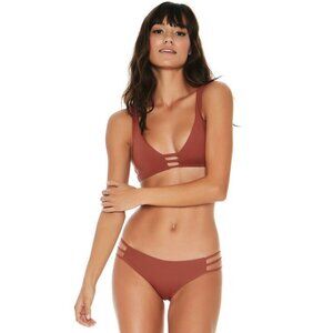 L*Space Monroe Bikini Top – Rust – Size Medium